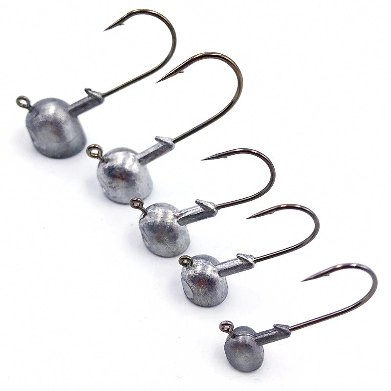 Round Head Jig Heads for Soft Baits, 3.5–18 g (0.12–0.63 oz) – product photo