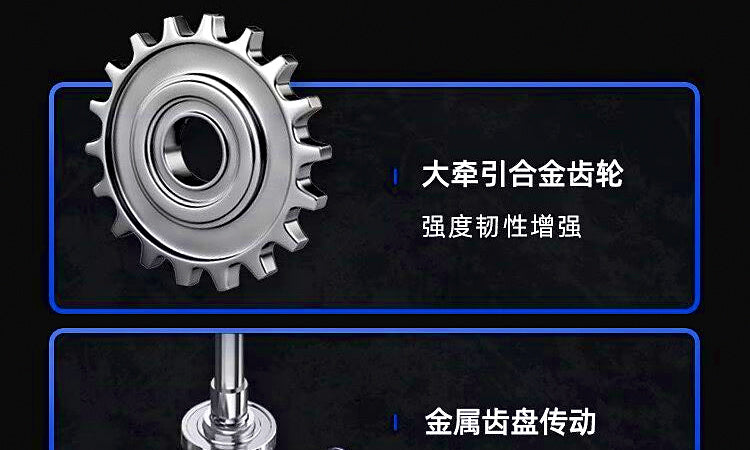 Metal Spool Spinning Reel, 13 Bearings, Sizes 1000–7000 – product photo
