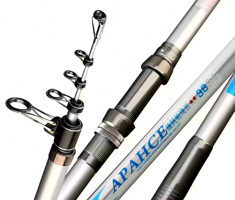 Telescopic Surf Casting Rod, Extra Hard Carbon, 3.6–5.7 m – product photo