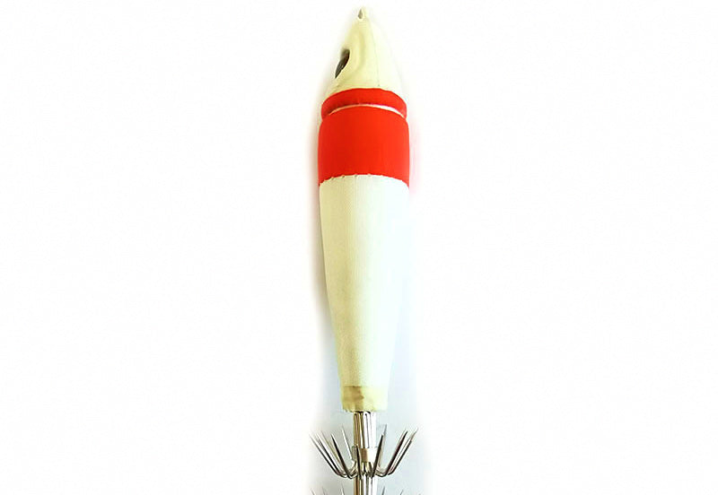 Lead Head Squid Jig, Wood Shrimp Style, 80–180 g (2.8–6.3 oz) – product photo