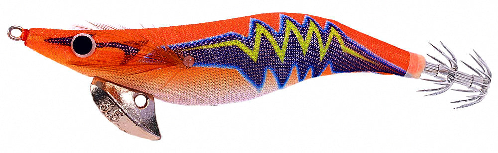 Glow Wooden Shrimp Squid Jigs, 10-Pack, Sizes 2.5#-3.5# – product photo