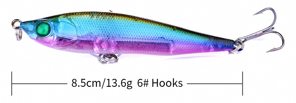 Sinking Pencil Bait, 85 mm (3.3 in), 13.6 g (0.48 oz) – product photo