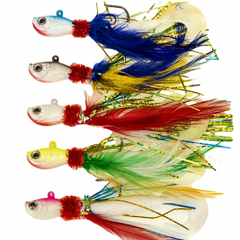 Lead Head Octopus Skirt Lure & Fish Jig Head, 10–30 g – product photo