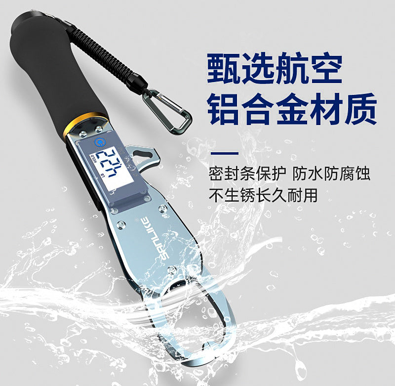 Digital Fish Gripper Scale, Handheld Lip Grip, 25 kg Max – product photo