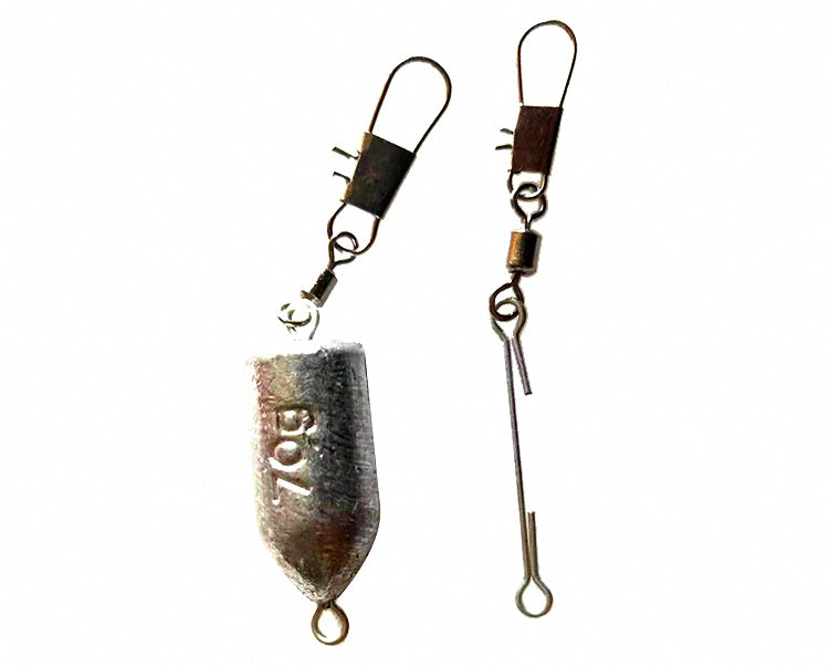 Bullet Sinker with Double Ring, 5–300 g (0.18–10.6 oz) – product photo