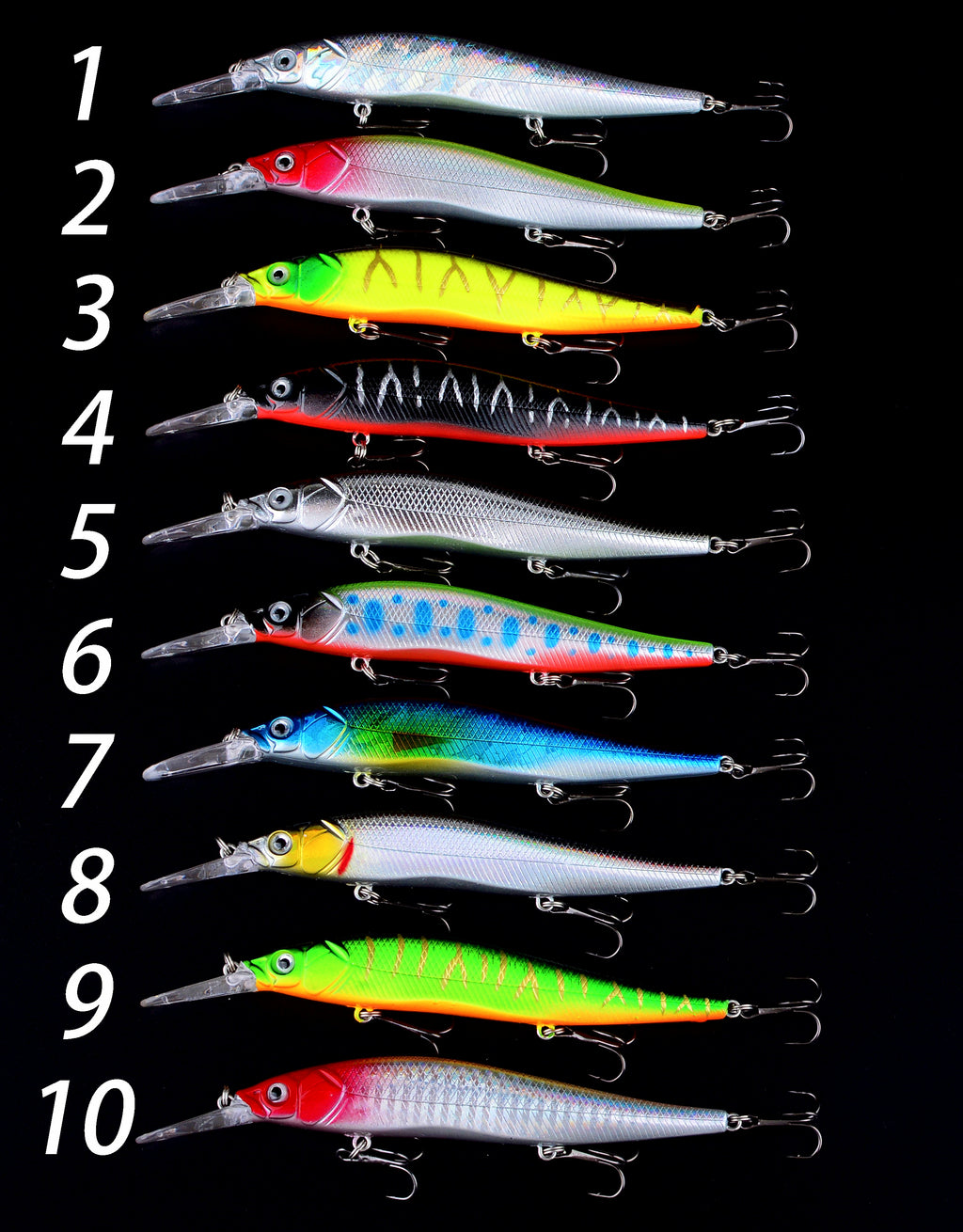 Long Minnow Hard Bait, 13.5 cm (5.3 in), 16.5 g (0.58 oz) – product photo