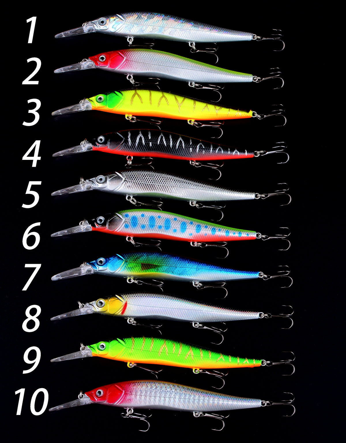 Long Minnow Hard Bait, 13.5 cm (5.3 in), 16.5 g (0.58 oz) – product photo