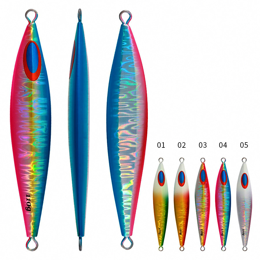 Glow Metal Jig, Slow Sinking, 110–150 g (3.9–5.3 oz)