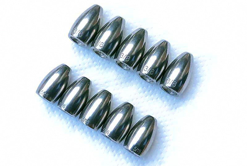Tungsten Bullet Weight Sinkers for Texas Rig, 5 Pack – product photo