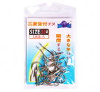 Barbed Ring Eye Saltwater Hooks, Sizes 1–10, Bulk Pack – product photo