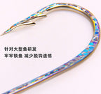 Long Shank Double-Barb Saltwater Hooks, 3/0, 12 or 50 Pack – product photo