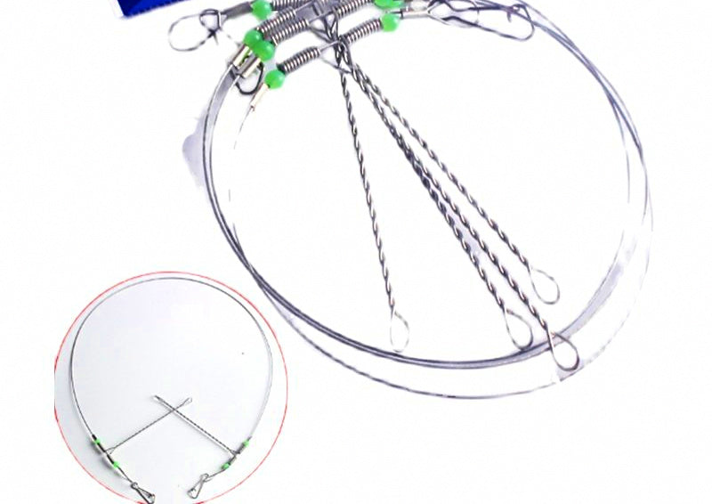 Wire Leader Boom Rig, T-Boom Multi-Arm Boat Fishing Rig – product photo
