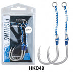 Single Jig Hook, High Carbon Steel, Sizes 2/0–7/0 (2 pcs) – product photo