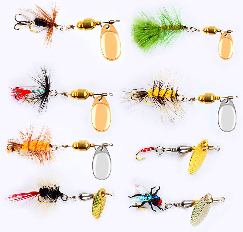 Spinner Spoon Lure with Double Hook, 3.2 g (0.11 oz) – product photo