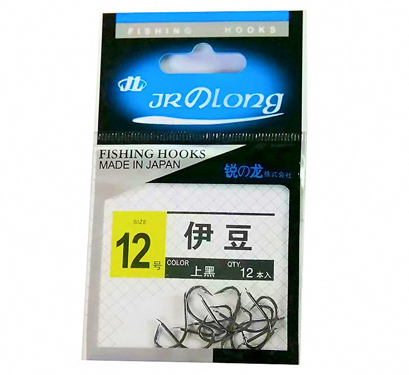 Barbed & Barbless Fishing Hooks, 12-Pack, Assorted Patterns – product photo