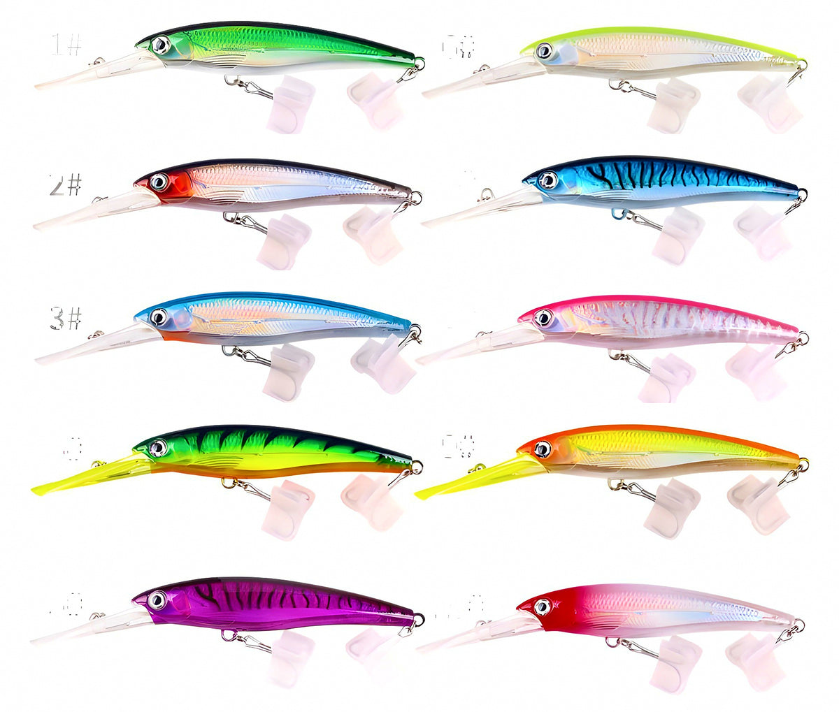 Deep Diving Trolling Minnow Lure, 19.5 cm or 22 cm – product photo