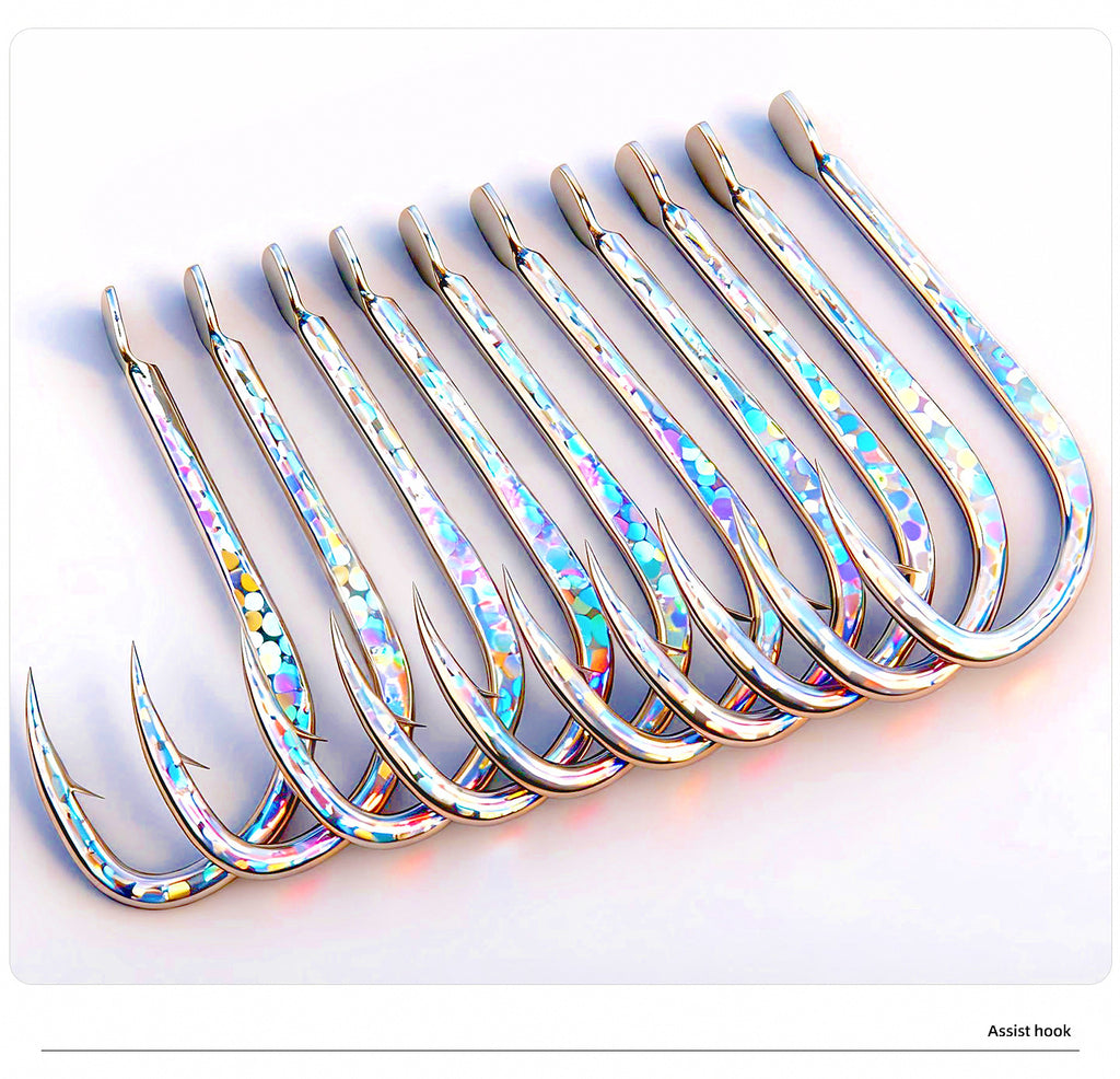 Flash Dropper Rig Hooks, Barbed, Size 13–14 (15 or 50 pcs) – product photo