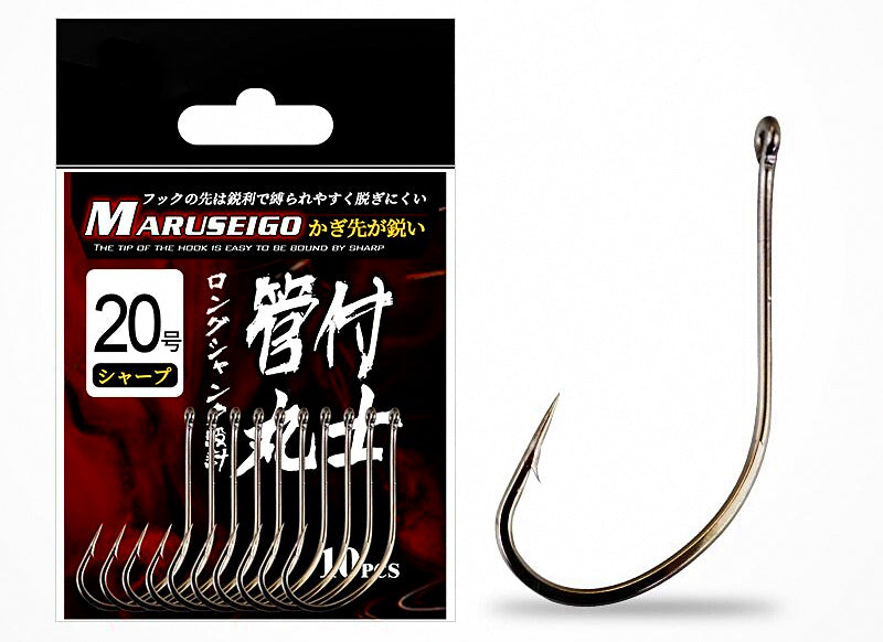 Barbed Saltwater Fishing Hooks, Sizes 2–26, 10/50/100 Pack – product photo