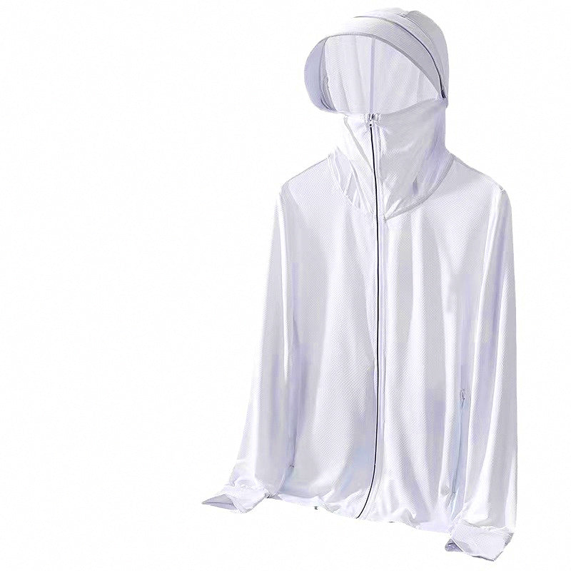 Men's Hooded Sun Protection Fishing Jacket, Lightweight