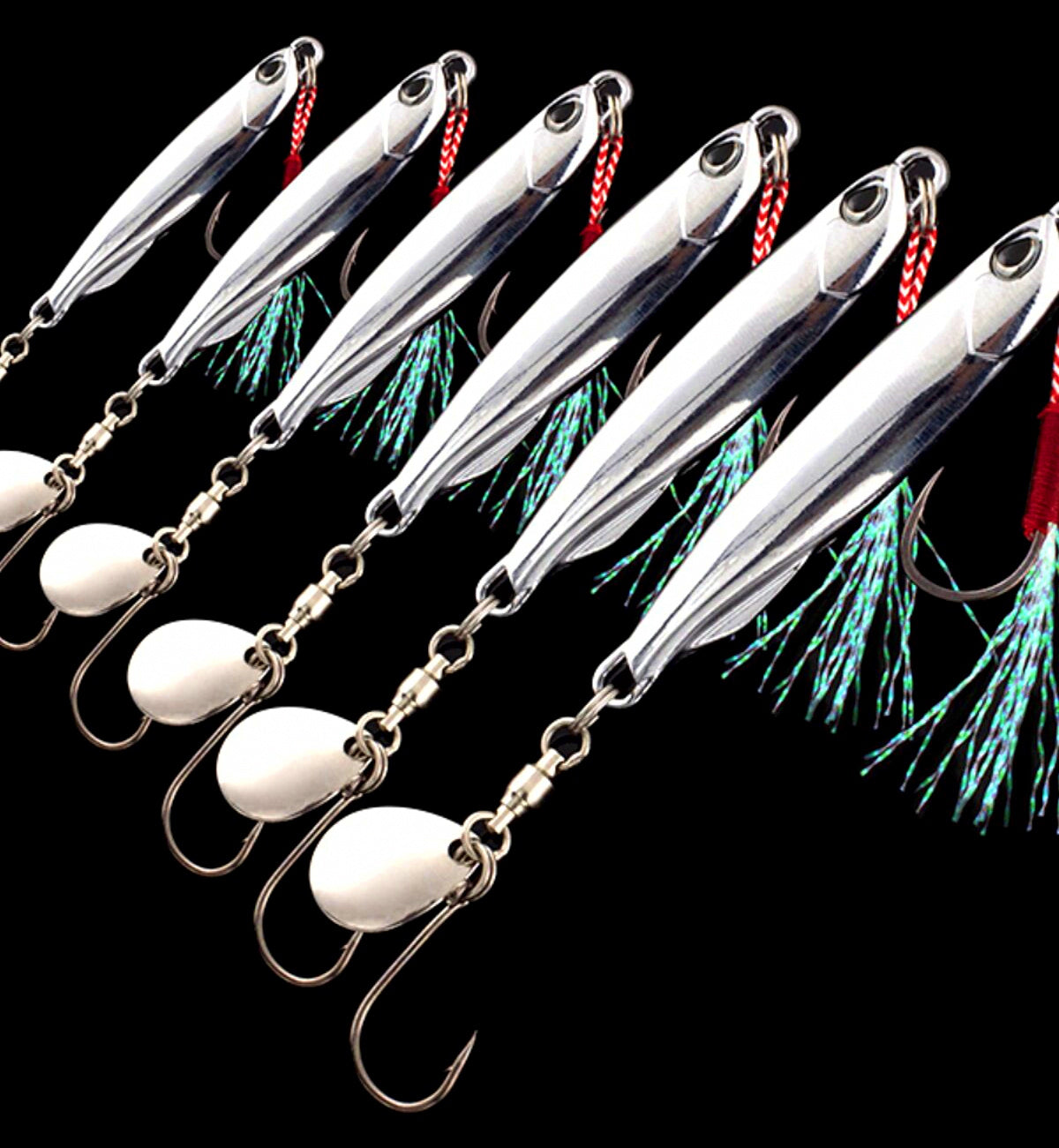 Mirror Metal Jig with Double Hooks, 10–60 g (0.35–2.1 oz) – product photo