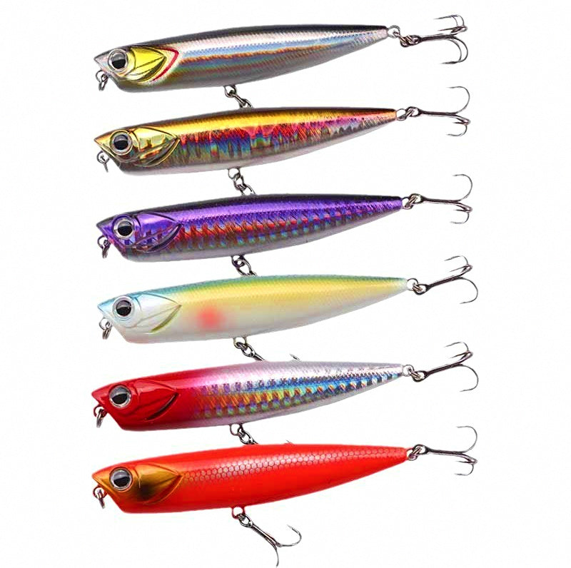 Floating Pencil Lure, 6.5–10.5 cm, 5–14.5 g (0.18–0.51 oz)