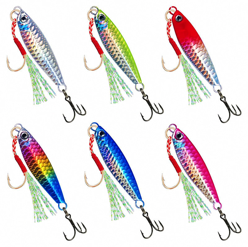 Casting Metal Jig, 7–30 g (0.25–1.06 oz), Bare or Rigged – product photo