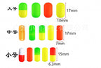EVA Cylinder Float Strike Indicator Beads, 3 Sizes – product photo
