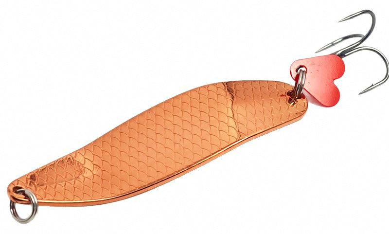 Long Cast Casting Spoon Lure, 30 g (1.1 oz), Copper – product photo