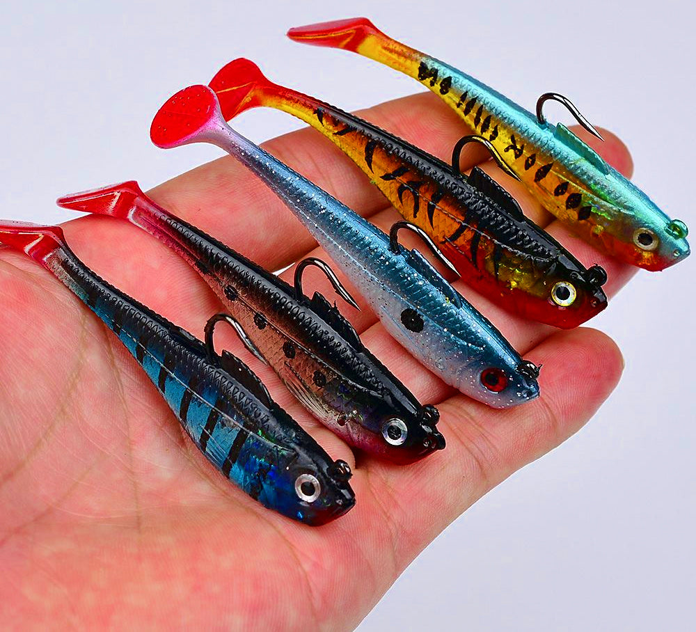 Lead-Wrapped T-Tail Soft Swimbait, 8 cm / 11 cm (3.1 / 4.3 in) – product photo