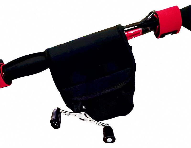 Neoprene Spinning Reel Cover Bag, Black, S/M/L – product photo