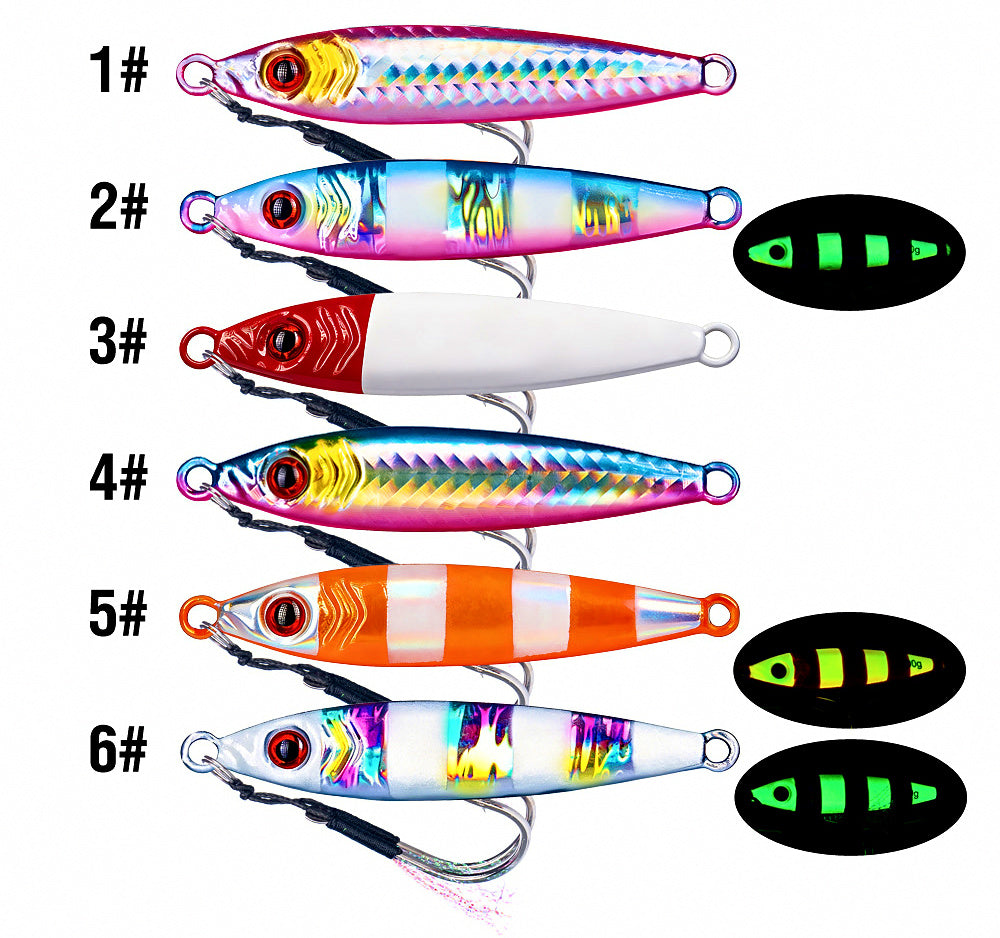 Fast-Sinking Glow Metal Jig, 7–100 g (0.25–3.5 oz) – product photo