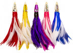 6 in Trolling Squid Skirt Lure for Tuna & Marlin, Resin Head – product photo