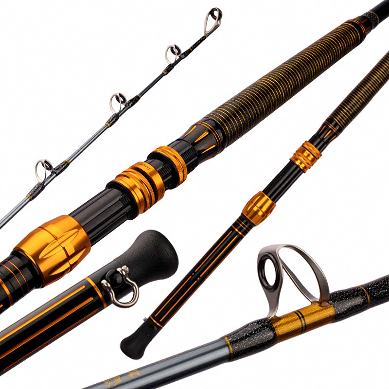 Solid Fiberglass Boat Rod for Electric Reels, 1.8–3.3 m