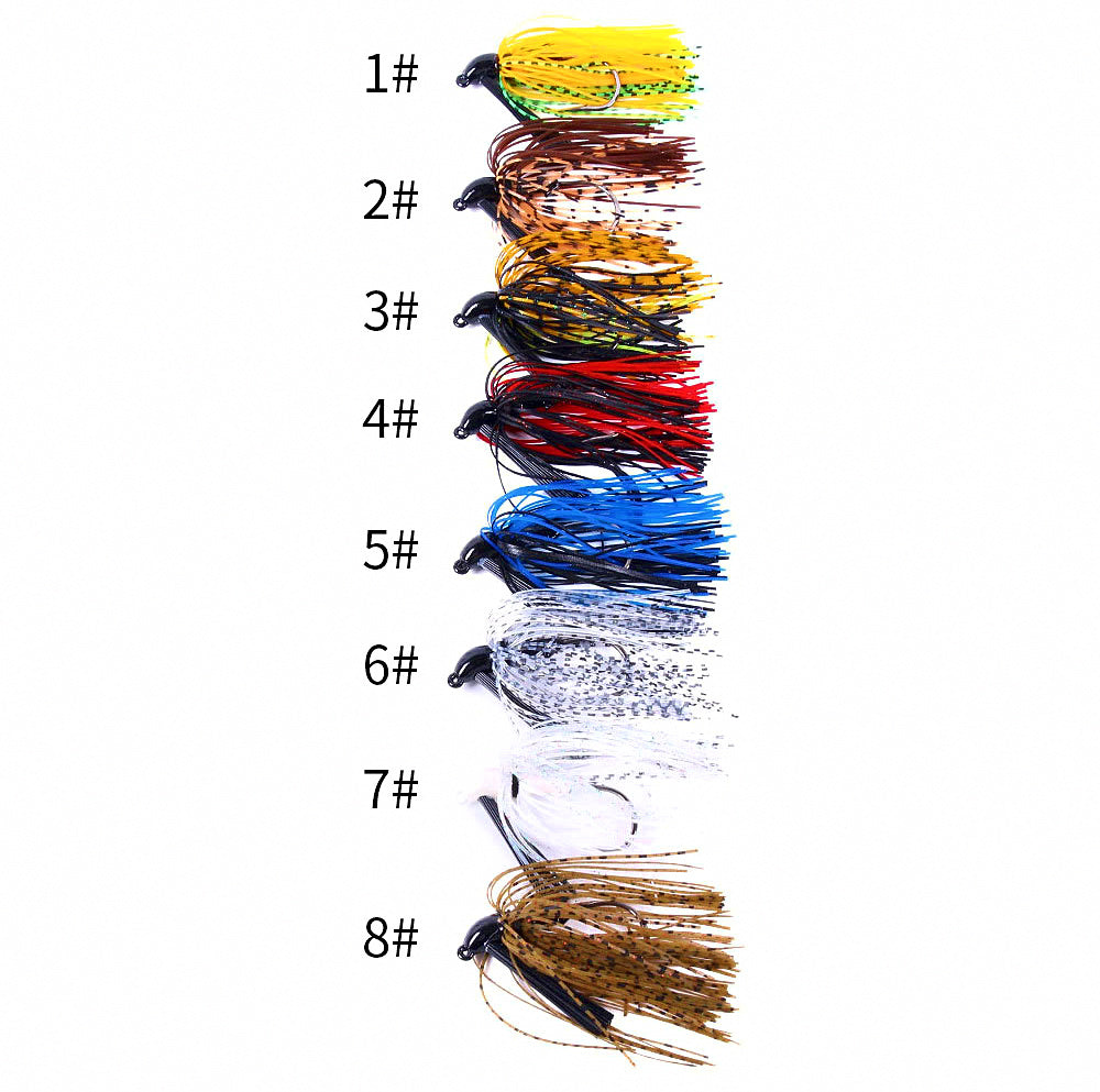 Lead Head Jig Hook Soft Bait Lure, 10 g (0.35 oz) – product photo