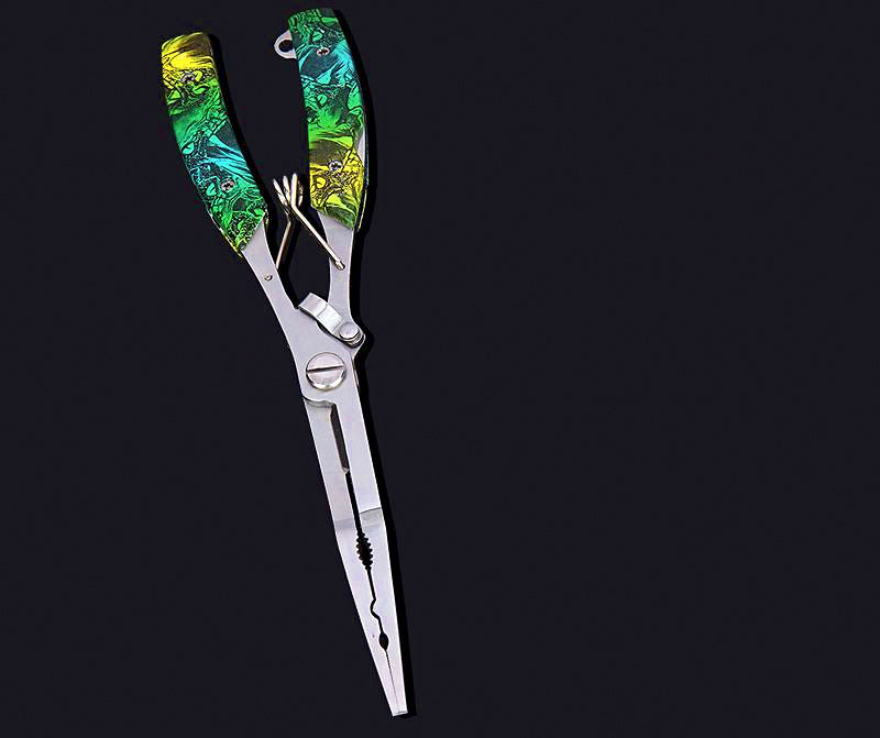 Stainless Steel Straight Nose Fishing Pliers, 16–21 cm (6.3–8.3 in) – product photo