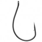 High Carbon Steel Ringed Eye Barbed Hooks, Sizes 4 to 3/0
