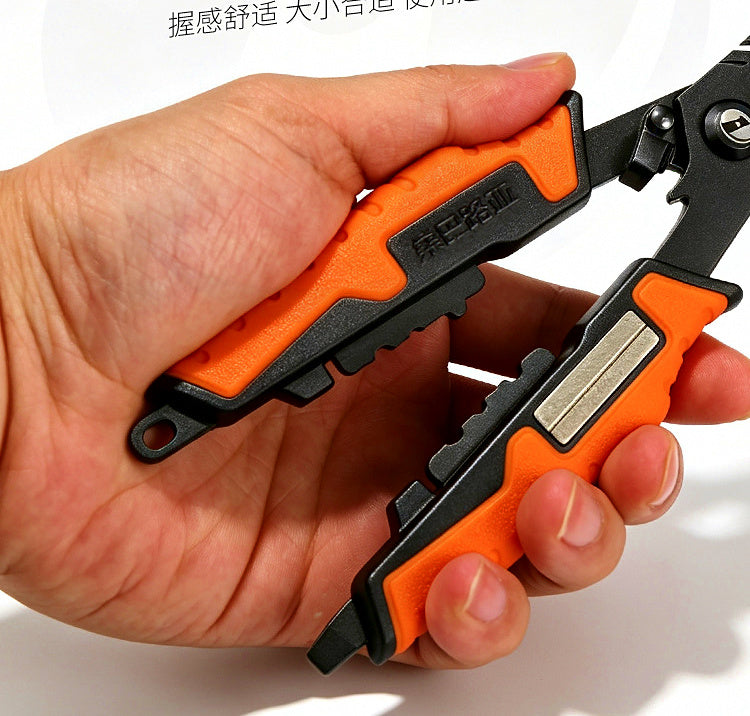 Stainless Steel Fishing Pliers with Line Cutter & Hook Remover – product photo