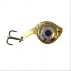 LED Light-Up Fish-Shaped Lure with Hook, Gold or Silver