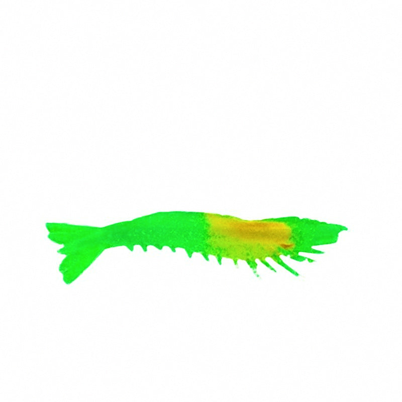 Weighted Soft Shrimp Lure with Hook, 6 cm (2.4 in), 3 g
