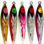 Slow Pitch Jig, 80–200 g (2.8–7.1 oz), Glow & Laser Colors