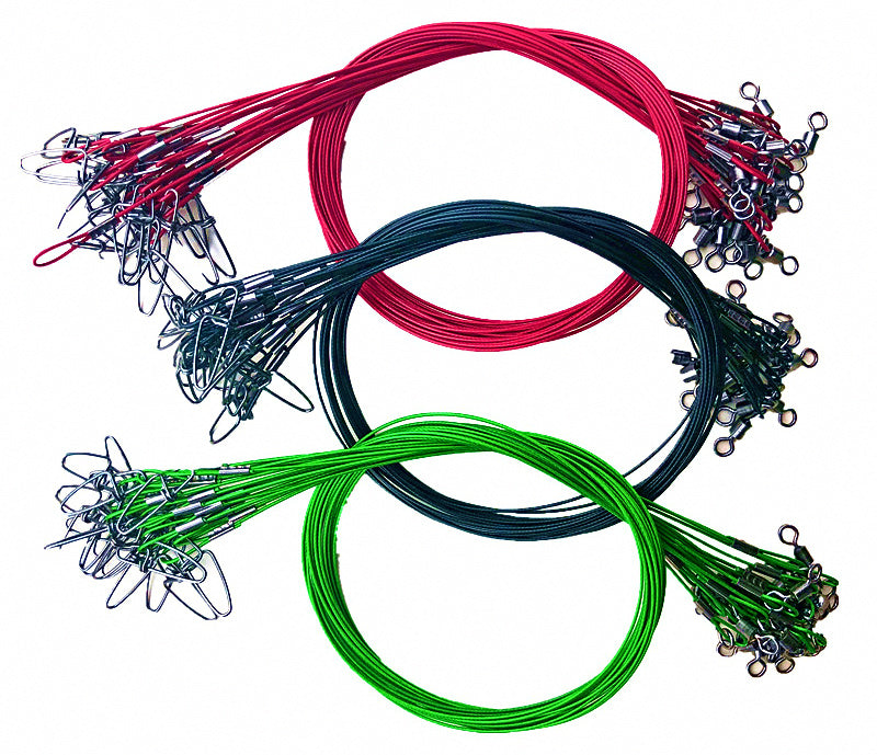 Coated Steel Wire Leader, 20/30/50 cm (8/12/20 in) – product photo