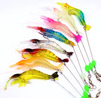 Soft Shrimp Lure with Hook, Glow Bead, 8 cm 5 g (0.18 oz) – product photo