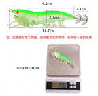 Wooden Shrimp Squid Jig, 11.7 cm (4.6 in), 20.5 g (0.72 oz) – product photo