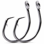 Heavy Shark Hooks, Sizes 6/0–16/0, 25 Pack