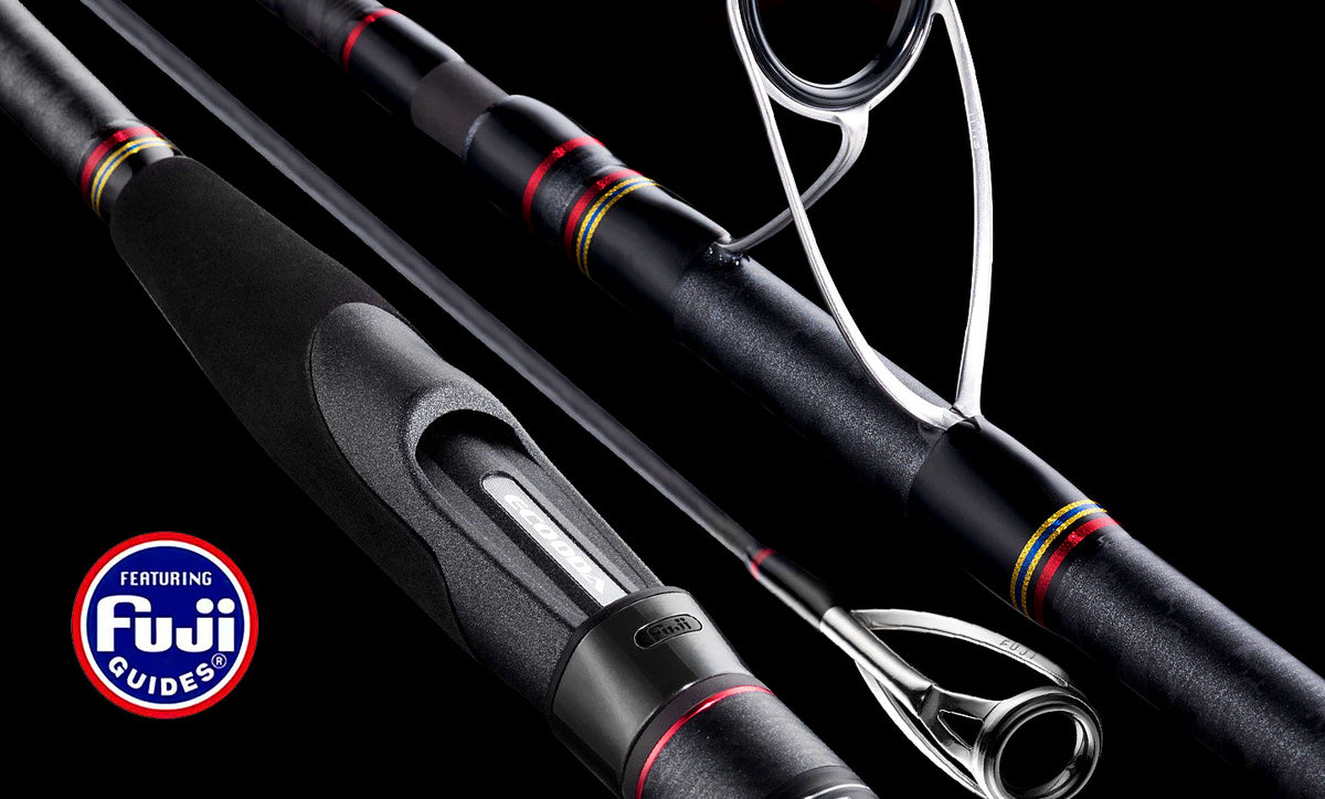 5-Piece Travel Boat Casting Rod, Carbon, 6 ft 11 in–8 ft 2 in – product photo