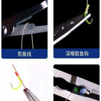 Stainless Steel Fishing Pliers with Line Cutter, Multiple Sizes – product photo