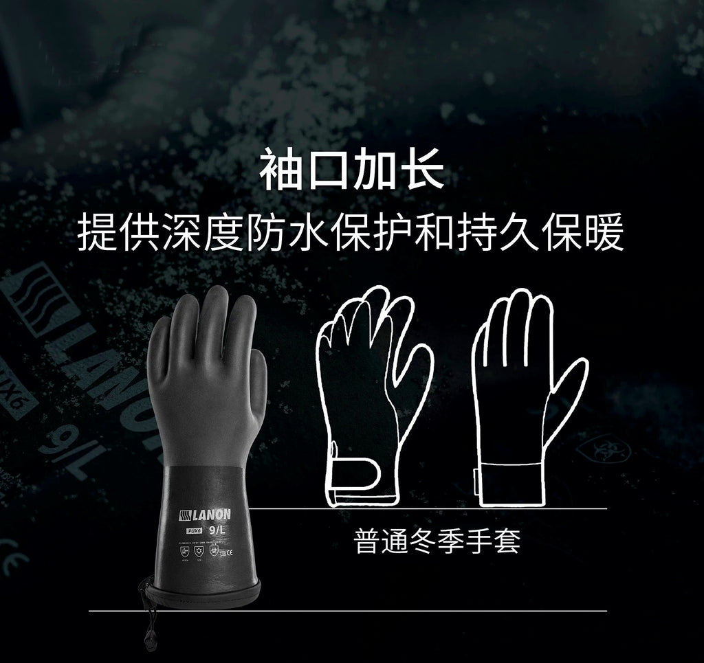 Insulated Anti-Slip Full-Finger Fishing Gloves, Fleece-Lined – product photo