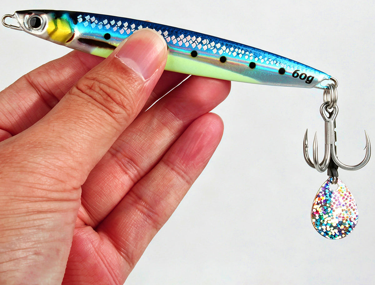 Spinner Blade Treble Hooks, 4X/5X Strong, 2-Pack – product photo