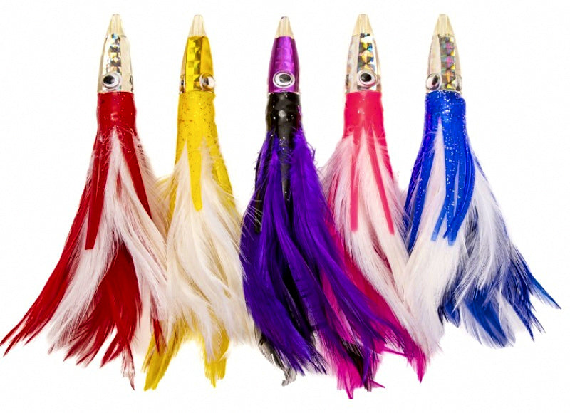 6 in Trolling Squid Skirt Lure for Tuna & Marlin, Random Color – product photo