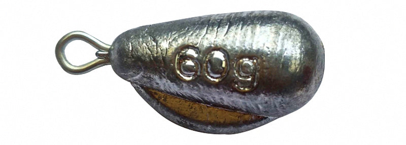 Teardrop Wing Lead Sinker, 60–500 g (2.1–17.6 oz) – product photo